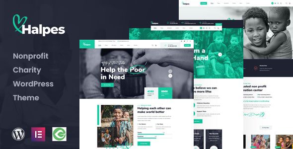 Halpes – Nonprofit Charity WordPress Theme 1 Halpes Nonprofit Charity WordPress Theme