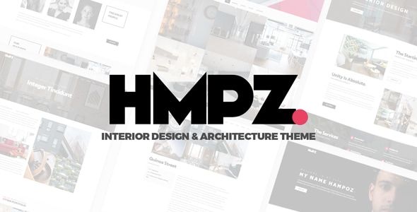 Hampoz - Responsive Interior Design & Architecture Theme 1 Hampoz Interior Design & Architecture Theme WordPress Theme