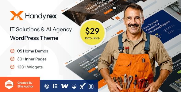 Handyrex – Handyman Services Repair WordPress Theme 1 Handyrex – Handyman Services Repair WordPress Theme