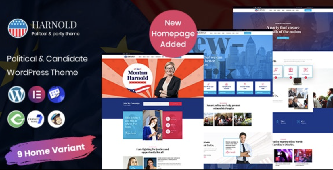 Harnold – Political WordPress Theme 1 Harnold Political WordPress Theme