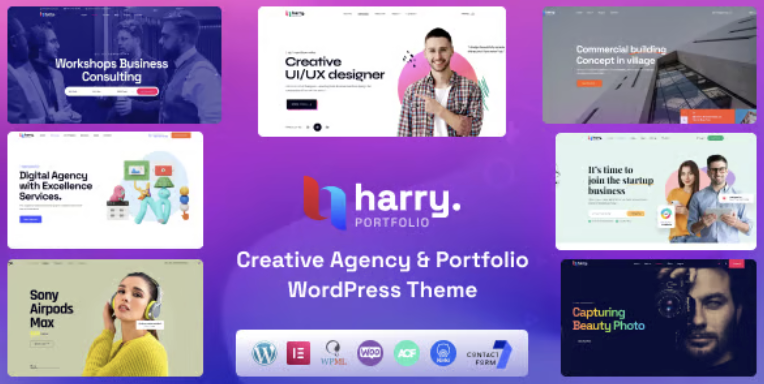 Harry - Creative Agency & Portfolio WordPress Theme 1 Harry - Creative Agency & Portfolio WordPress Theme