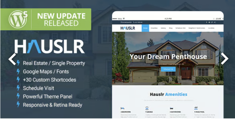 Hauslr - Single Property WordPress Theme 1 Hauslr - Single Property WordPress Theme