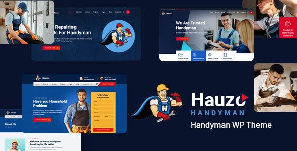 Hauzo – Handyman And Plumber WordPress Theme 1 Hauzo Handyman WordPress Theme