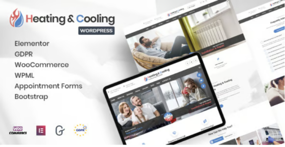 Hea Cool – Heating Air Conditioning WordPress Theme