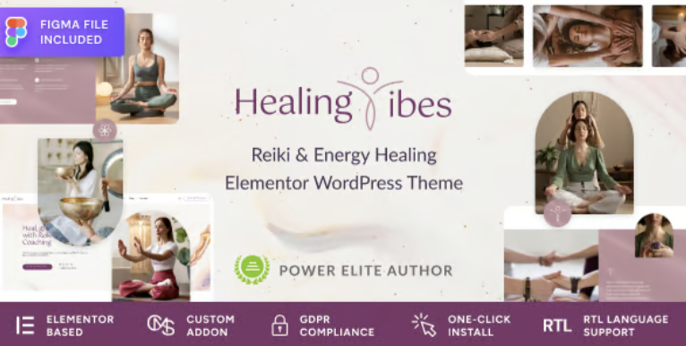 Healing Vibes - Reiki Healing & Meditation Coaching WordPress Theme 1 Healing Vibes Reiki Healing & Meditation Coaching WordPress Theme