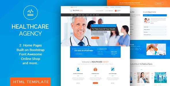 Healthcare Agency - Medical HTML 1 Healthcare Agency - Medical HTML WordPress Theme