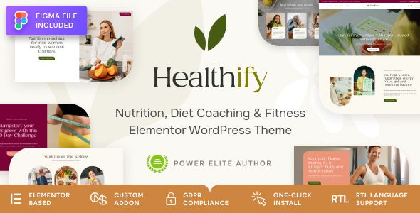 Healthify – Weight Loss Recipes, Fitness & Health Coaching WordPress Theme 1 Healthify – Weight Loss Recipes, Fitness & Health Coaching WordPress Theme