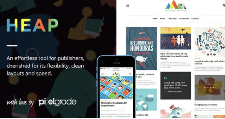 HEAP Pro – A Snappy Responsive WordPress Blog Theme 1 HEAP Pro – A Snappy Responsive WordPress Blog Theme