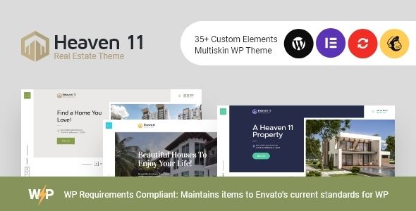 Heaven11 | Property Apartment Real Estate WordPress Theme 1 Heaven11 Real Estate Theme WordPress Theme