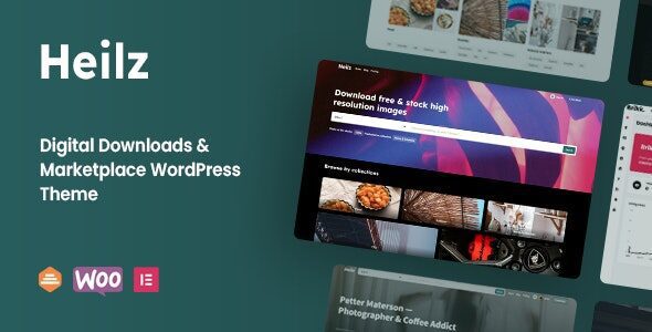 Heilz - Digital Downloads & Marketplace WordPress Theme 1 Heilz Digital Downloads & Marketplace WordPress Theme