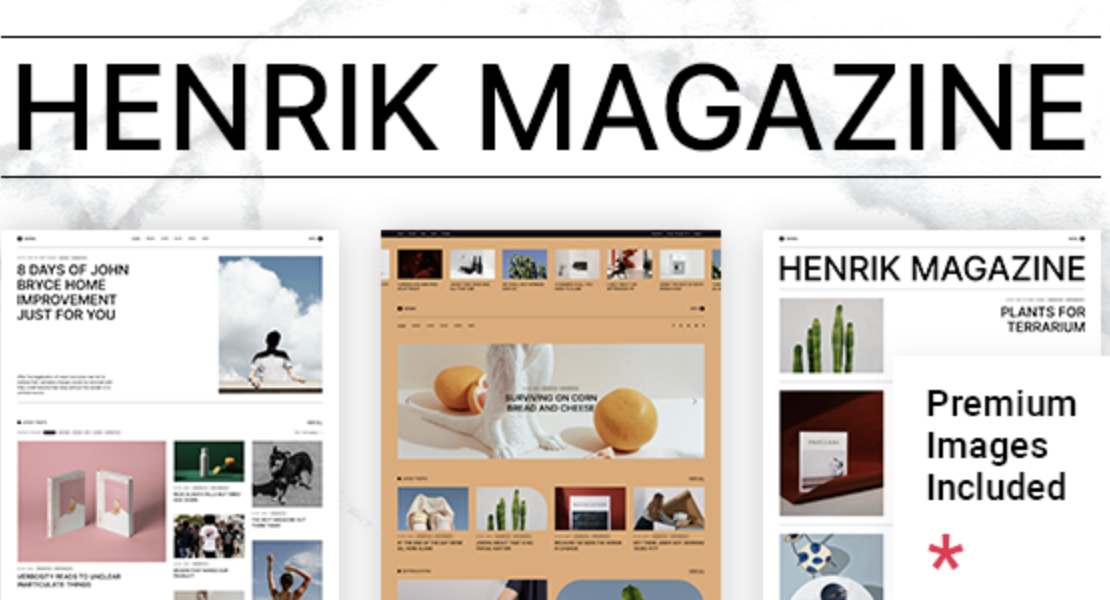 Henrik - Creative Magazine WordPress Theme By 1 Henrik - Creative Magazine WordPress Theme