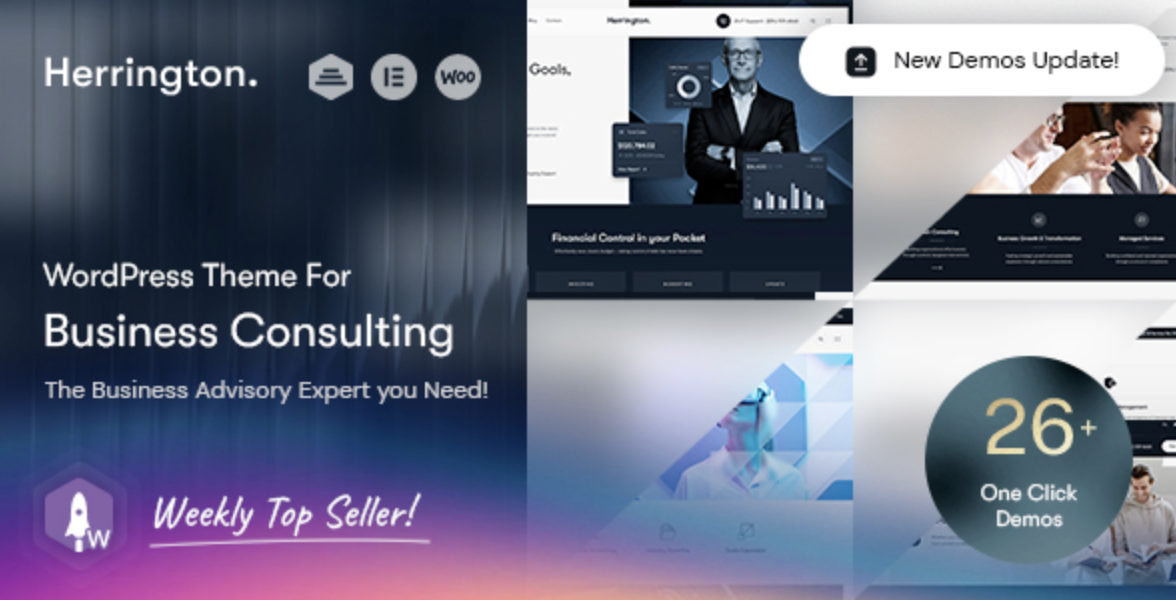 Herrington - Business Consulting WordPress Theme 1 Herrington Business Consulting WordPress Theme