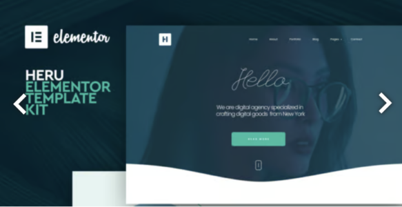 Heru Elementor Template Kit