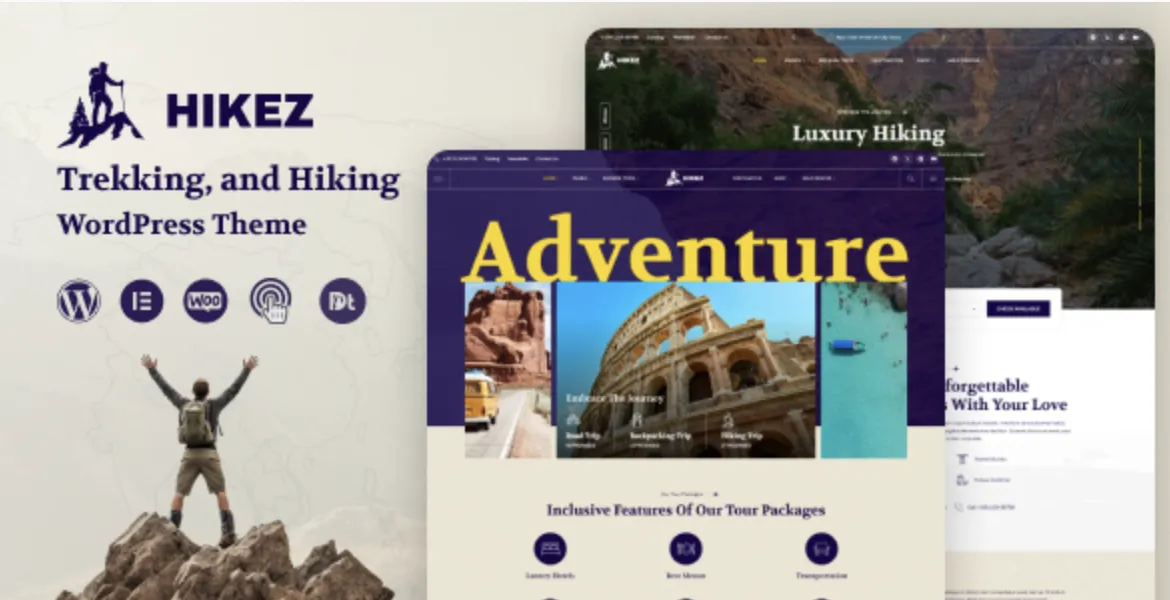 Hikez - Adventure Travel WordPress 1 Hikez Adventure Travel WordPress Theme