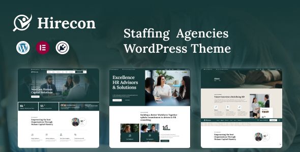 Hirecon – Staffing Agencies WordPress Theme 1 Hirecon Staffing Agencies WordPress Theme