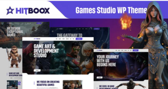 Hitboox Games Studio WordPress Theme