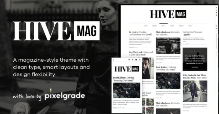 HiveMag - An Elegant WordPress Blog Theme 1 Hive Mag WordPress Theme