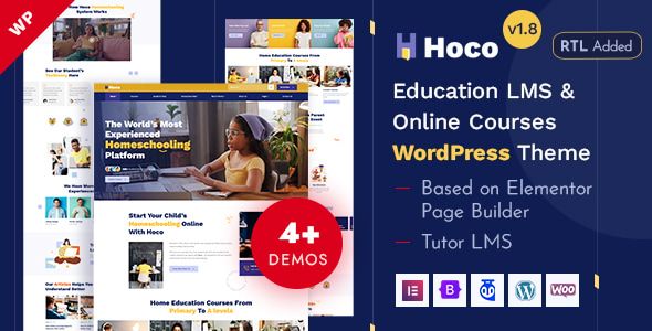 Hoco – Education LMS Virtual Classes WordPress Theme 1 Hoco Education LMS Virtual Classes WordPress Theme