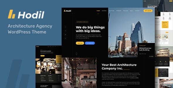 Hodil - Architecture Agency WordPress Theme 1 Hodil Architecture Agency WordPress Theme