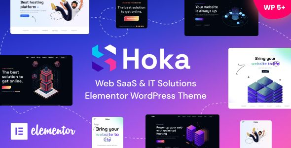 Hoka – Web SaaS IT Solutions Elementor WordPress Theme 1 Hoka – Web Saa S IT Solutions Elementor WordPress Theme