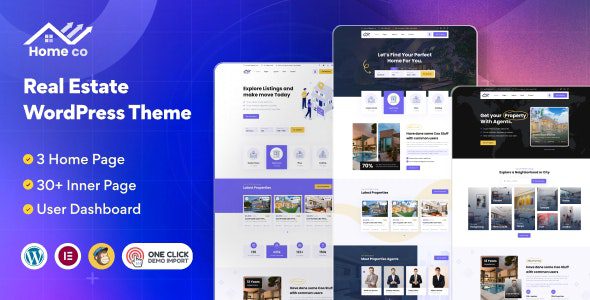 Homeco - WordPress Real Estate Theme 1 Homeco WordPress Real Estate Theme