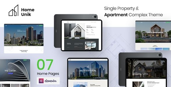 Homeunik – Single Property Apartment Complex Theme 1 Homeunik Single Property Apartment Complex Theme