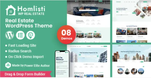 Homlisti Pro – Real Estate WordPress Theme