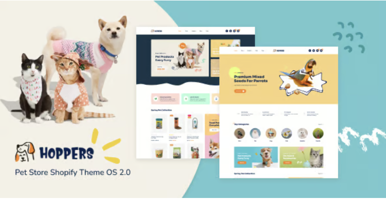 Hoppers - Pet Store Shopify Theme OS 2.0 1 Hoppers - Pet Store Shopify Theme OS 2.0