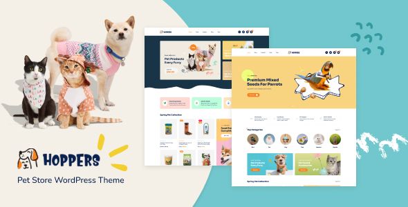 Hoppers – Pet Store WordPress Theme 1 Hoppers Pet Store WordPress Theme