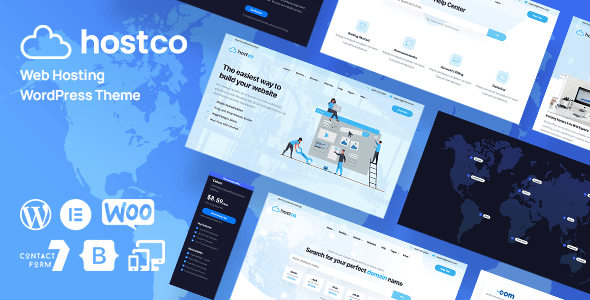 Hostco - Hosting Service WordPress Theme 1 Hostco - Hosting Service WordPress Theme