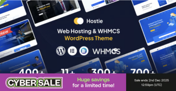 Hostie Web Hosting & WHMCS WordPress Theme