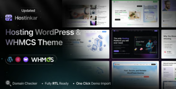 Hostinkar Hosting WordPress & WHMCS Theme