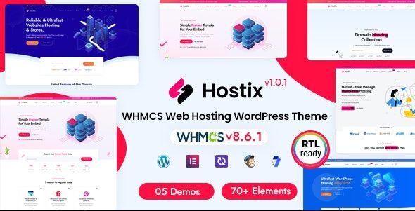 Hostix – Hosting WHMCS WordPress Theme 2.1 1 Hostix – Hosting WHMCS WordPress Theme