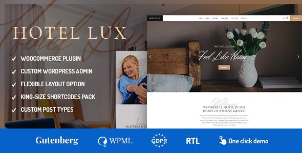 Hotel Lux – Resort & SPA WordPress Theme 1 Hotel Lux Resort & SPA WordPress Theme