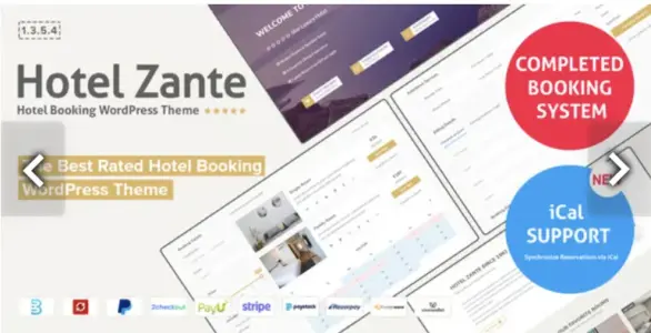 Hotel Zante Pro WordPress Theme