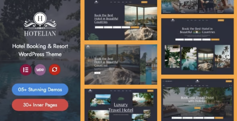 Hotelian - Hotel Booking & Resort WordPress Theme 1 Hotelian - Hotel Booking & Resort WordPress Theme