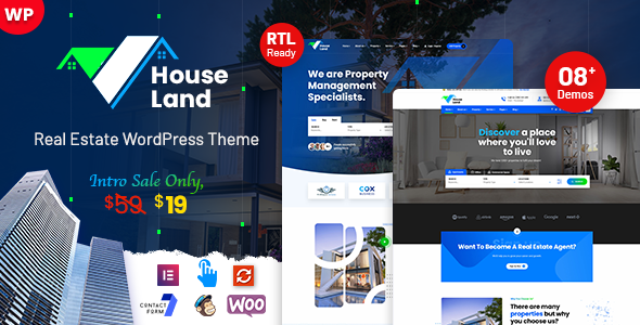 Houseland - Real Estate WordPress Theme 1 Houseland - Real Estate WordPress Theme
