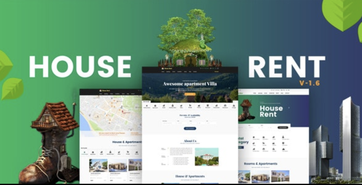HouseRent – Multi Concept Rental WordPress Theme 1 House Rent – Multi Concept Rental WordPress Theme