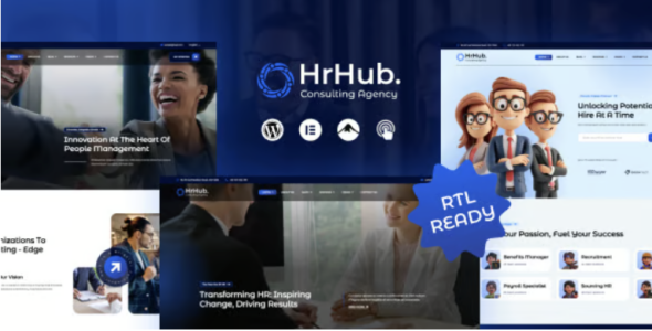 Hr Hub - Recruitment Agency WordPress Theme