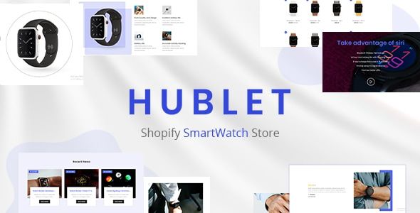 Hublet Shopify SmartWatch Store