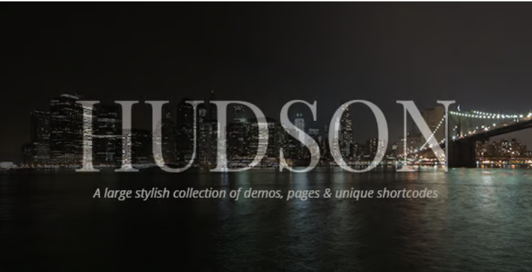 Hudson - Stylish Business WordPress Theme 1 Hudson Stylish Business WordPress Theme