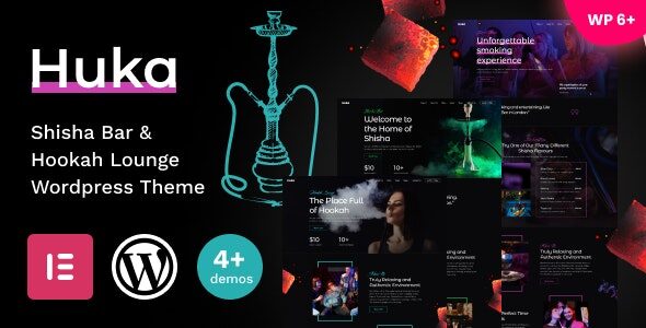 Huka - Shisha Bar & Hookah Lounge WordPress Theme 1 Huka Shisha Bar & Hookah Lounge WordPress Theme