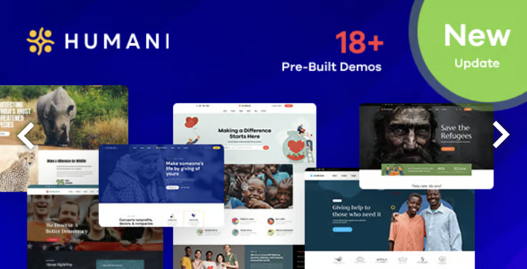 Humani - Nonprofit & Charity WordPress Theme 1 Humani Nonprofit & Charity WordPress Theme