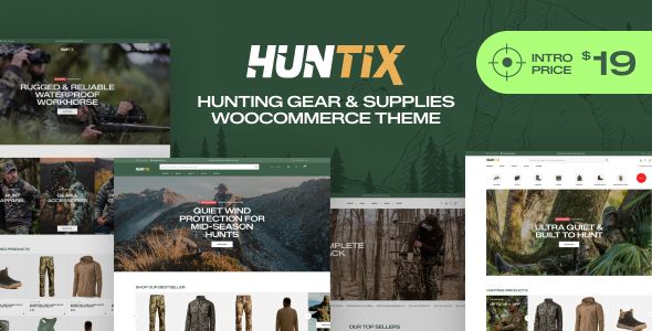 Huntix – Hunting Gear & Supplies WooCommerce Theme 1 Huntix – Hunting Gear & Supplies WooCommerce Theme