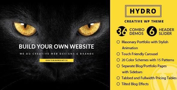HYDRO - One Page Portfolio WordPress Theme 1 HYDRO - One Page Portfolio WordPress Theme