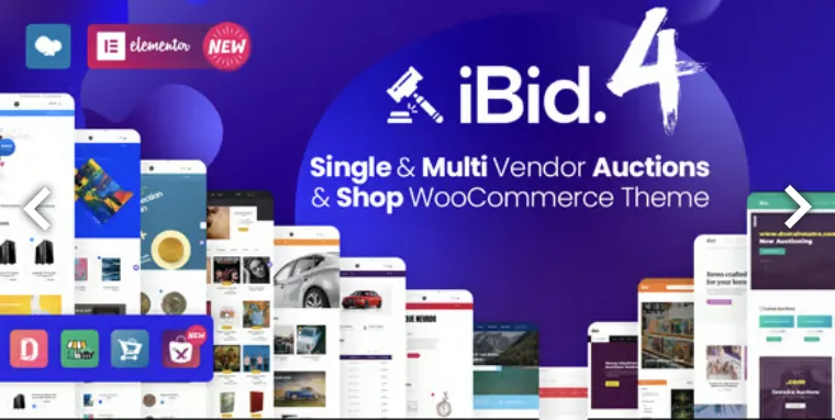 iBid Pro - Multi Vendor Auctions WooCommerce Theme 1 i Bid Pro - Multi Vendor Auctions Woo Commerce Theme