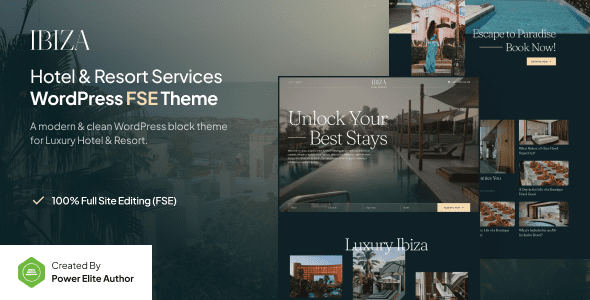 Ibiza - Luxury Hotel & Resort Gutenverse FSE WordPress Theme 1 Ibiza - Luxury Hotel & Resort Gutenverse FSE WordPress Theme