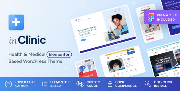 InClinic - Healthcare & Medical WordPress Theme 1 In Clinic Healthcare & Medical WordPress Theme