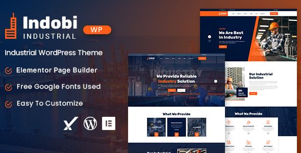 Indobi - Industrial WordPress Theme 1 Indobi - Industrial WordPress Theme