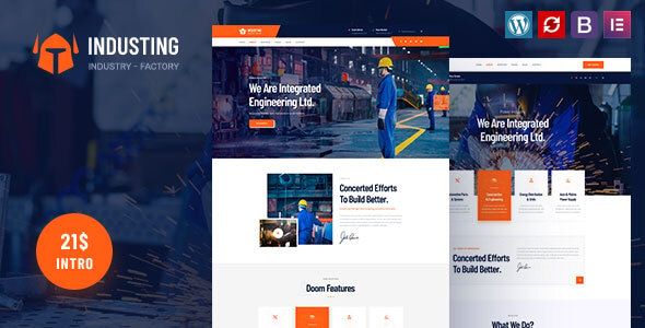 Industing - Factory & Business WordPress Theme 1 Industing - Factory & Business WordPress Theme
